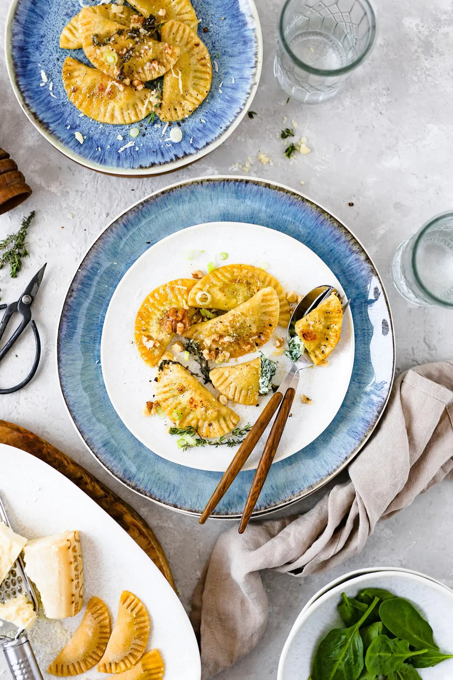 Nordic Frost Dinnerware Set | 3-Piece | White | Stoneware