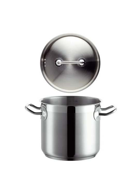 Pro Inox Gemüsetopf mit Deckel Edelstahl, ca 2,9 L | Silber | Edelstahl 18/10