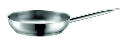 Poêle à frire Pro Inox Acier inoxydable 18/10 0,7mm | Argent | Acier inoxydable 18/10