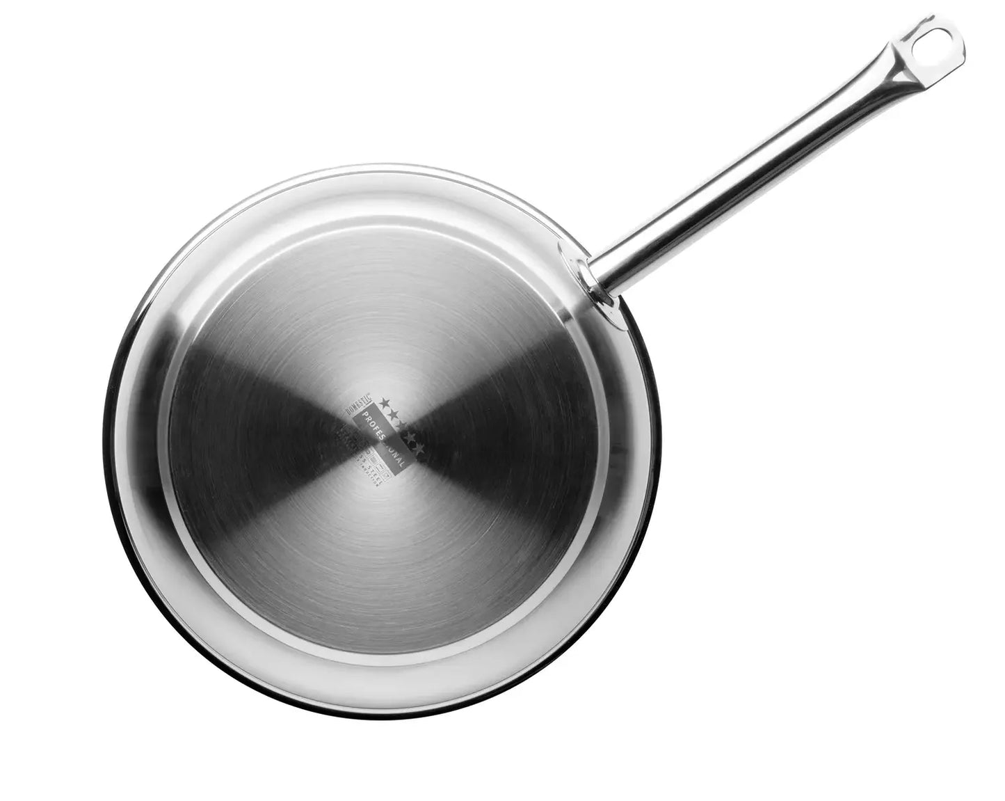 Poêle à frire Pro Inox Acier inoxydable 18/10 0,7mm | Argent | Acier inoxydable 18/10