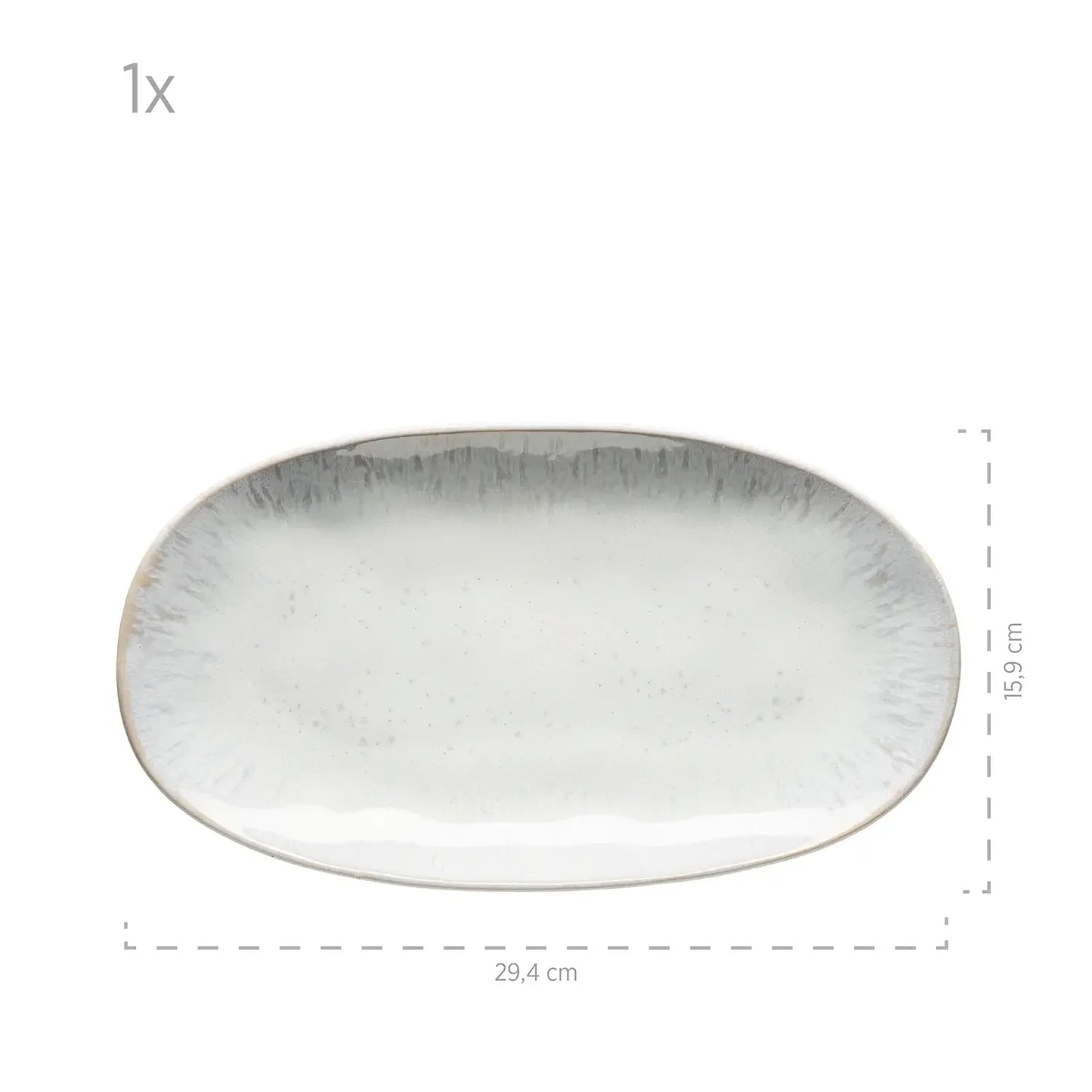 Nordic Frost Dinnerware Set | 3-Piece | White | Stoneware