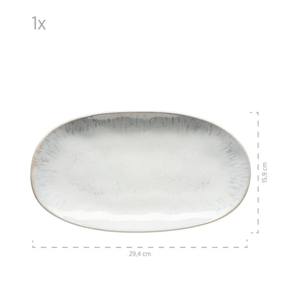 Nordic Frost Dinnerware Set | 3-Piece | White | Stoneware