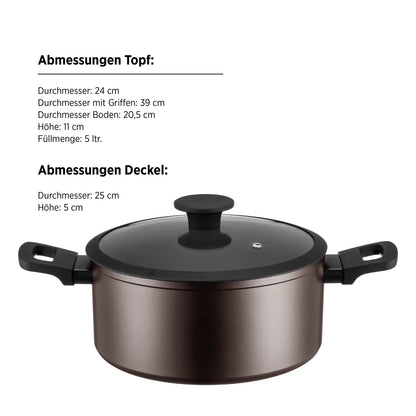 Stella Cookware Set | 4-piece | Bronze | Forged aluminum