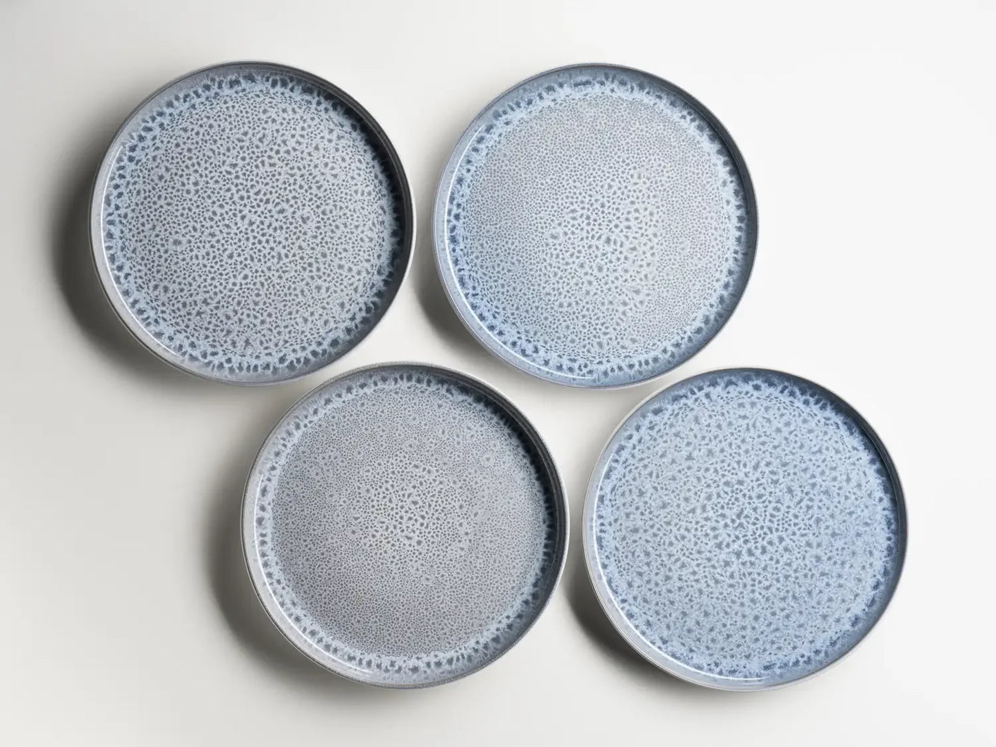 Set de vaisselle Luna | 16 pièces | Gris | Grès