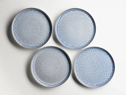 Set de vaisselle Luna | 16 pièces | Gris | Grès