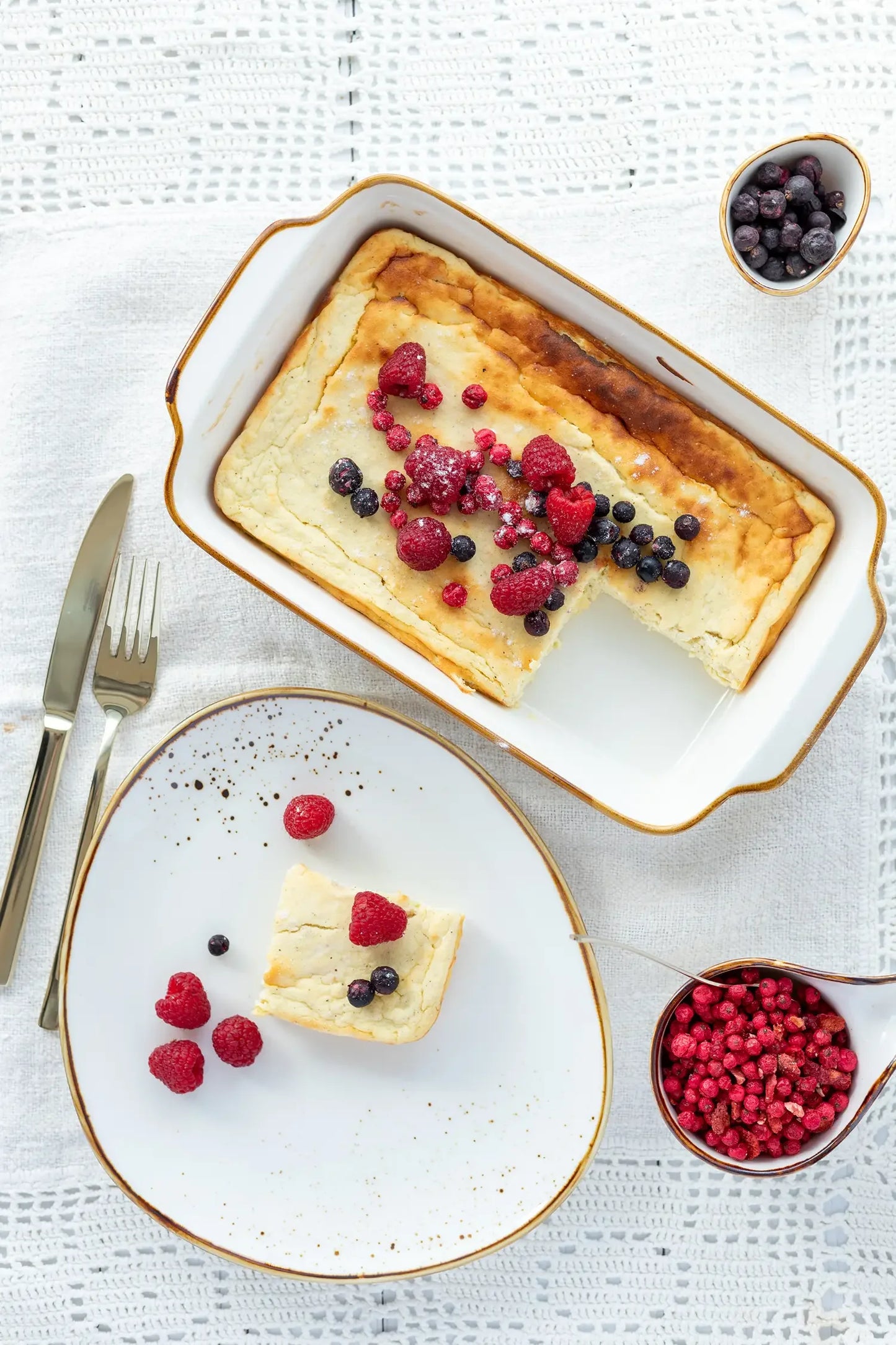 Aurelia Cutlery Set, Shiny white gold 18/10 | 30-piece | White Gold | 18/10 Stainless Steel | Made in Portugal