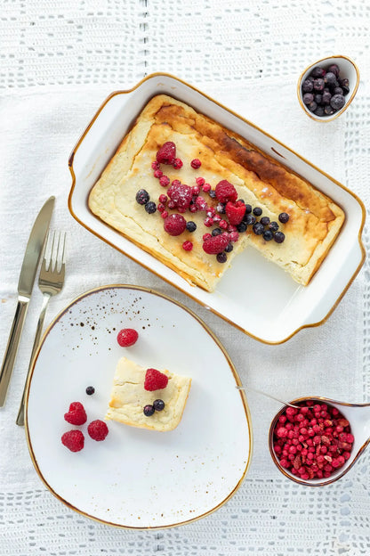 Aurelia Cutlery Set, Shiny white gold 18/10 | 30-piece | White Gold | 18/10 Stainless Steel | Made in Portugal