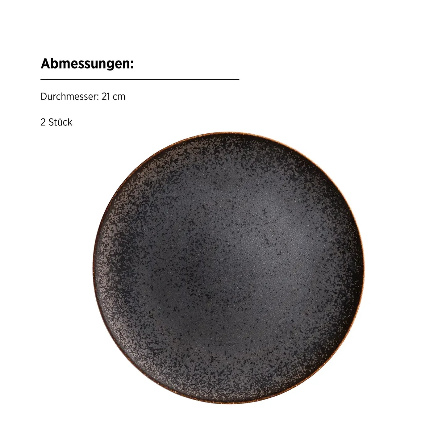 Forte Combination Dinnerware Set | 8-piece | Black | Porcelain | Made in Portugal