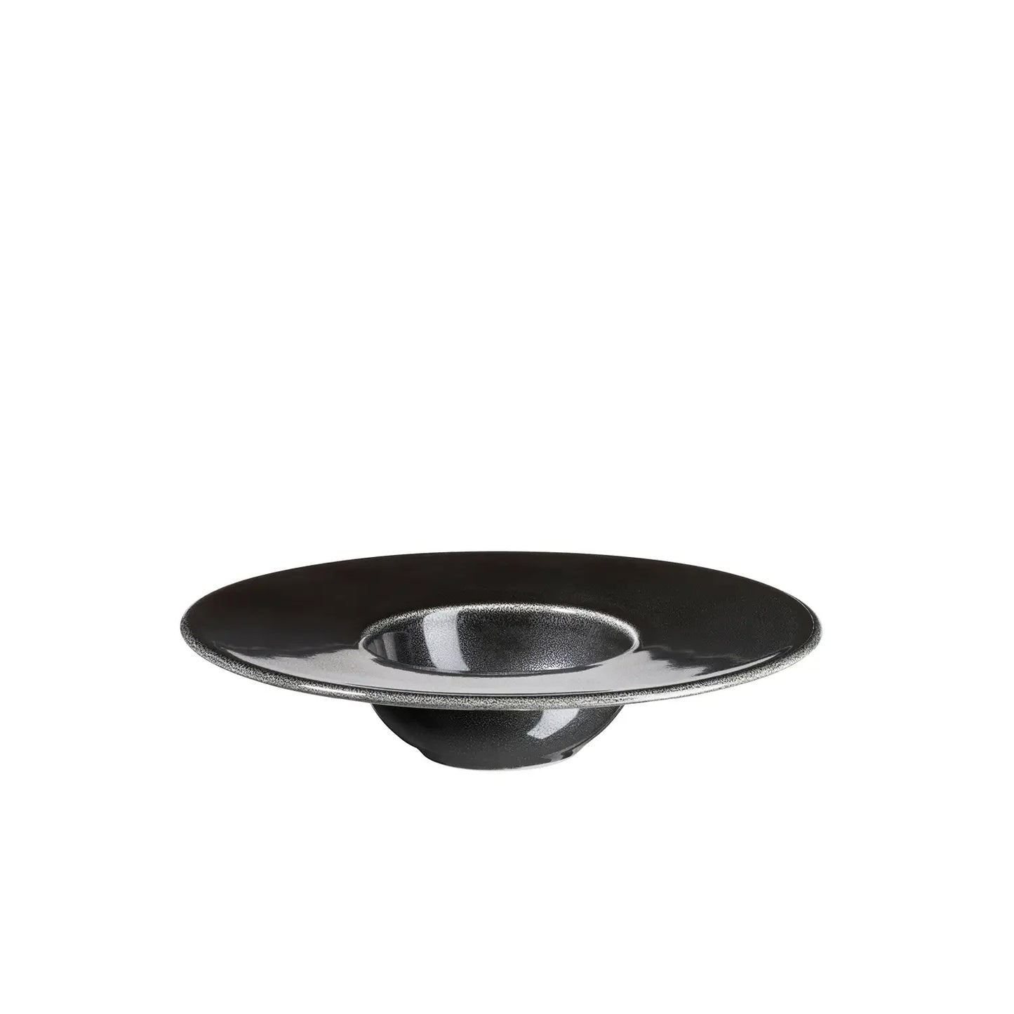 Assiettes gourmets Noir | 4 pièces | Noir | Porcelaine | Fabriqué au Portugal