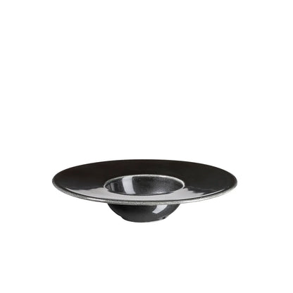 Assiettes gourmets Noir | 4 pièces | Noir | Porcelaine | Fabriqué au Portugal