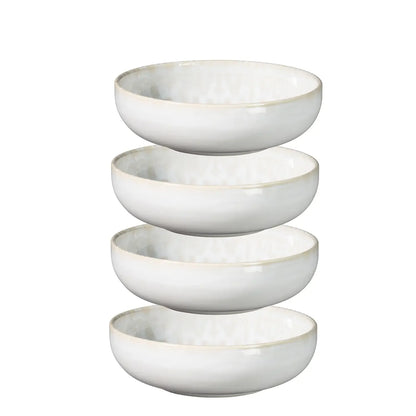 Azulejo Blanc Bowl UNO. | 4-piece | White | Stoneware | Made in Portugal