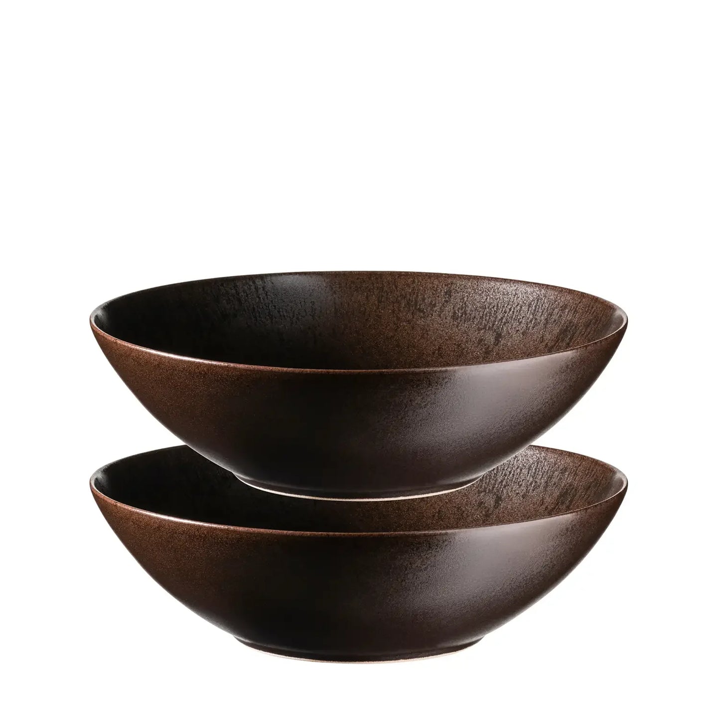 Coupe Bronzo. | 2 pièces | Noir | Grès | Fabriqué au Portugal