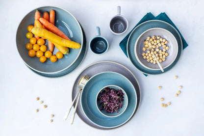 Pastello Dinnerware Set | 8-pc. | Lilac | Stoneware | Made in Portugal