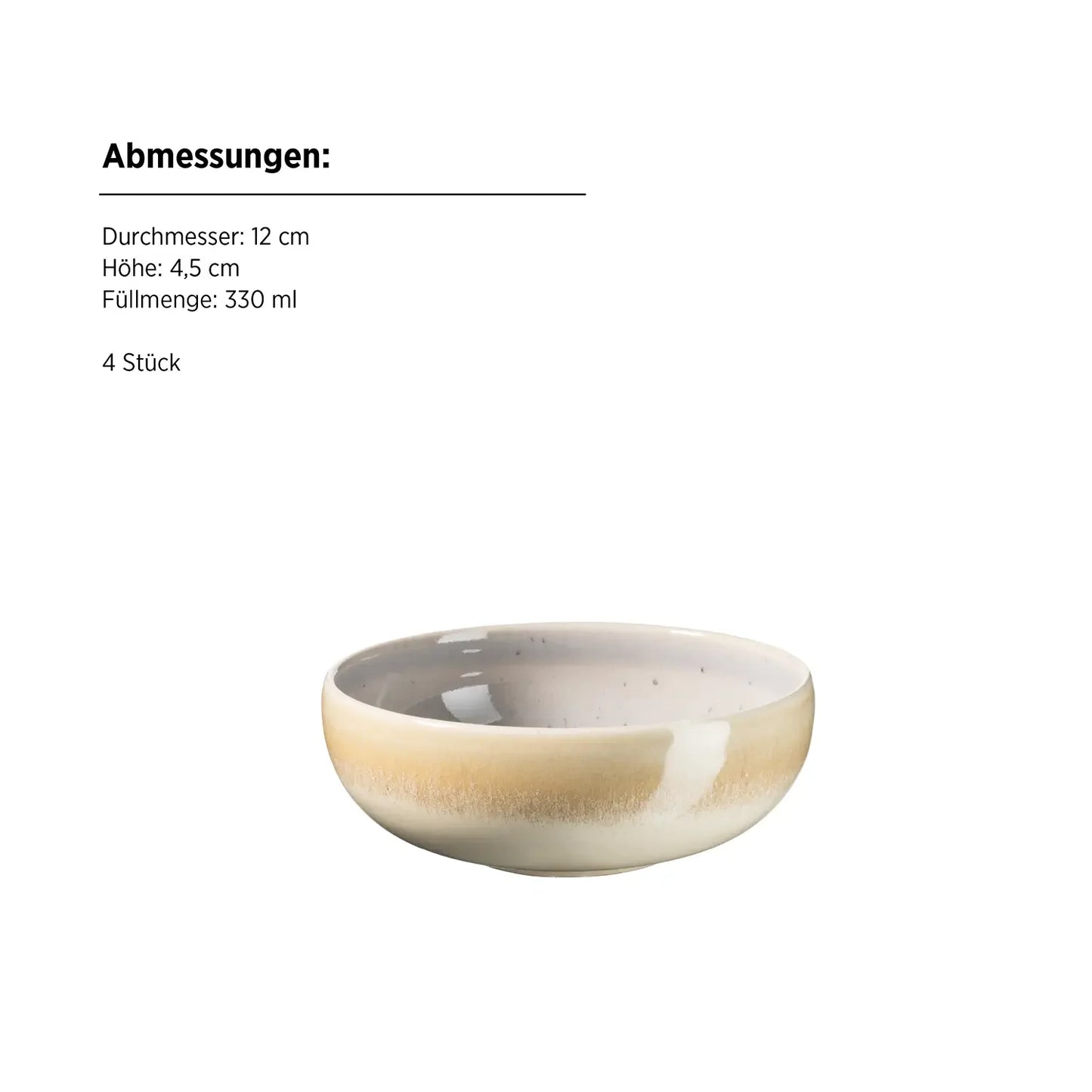 Pastello Bowl Set | 5-piece | Lilac | Stoneware | Made in Portugal