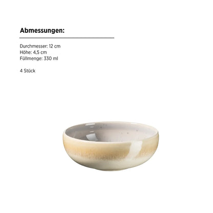 Pastello Bowl Set | 5-piece | Lilac | Stoneware | Made in Portugal