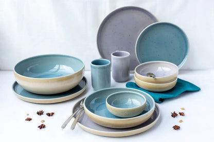 Pastello Bowl Set | 5-piece | Lilac | Stoneware | Made in Portugal