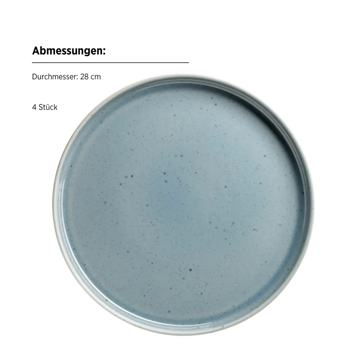 Pastello Dinnerware Set | 8-pc. | Blue | Stoneware | Made in Portugal
