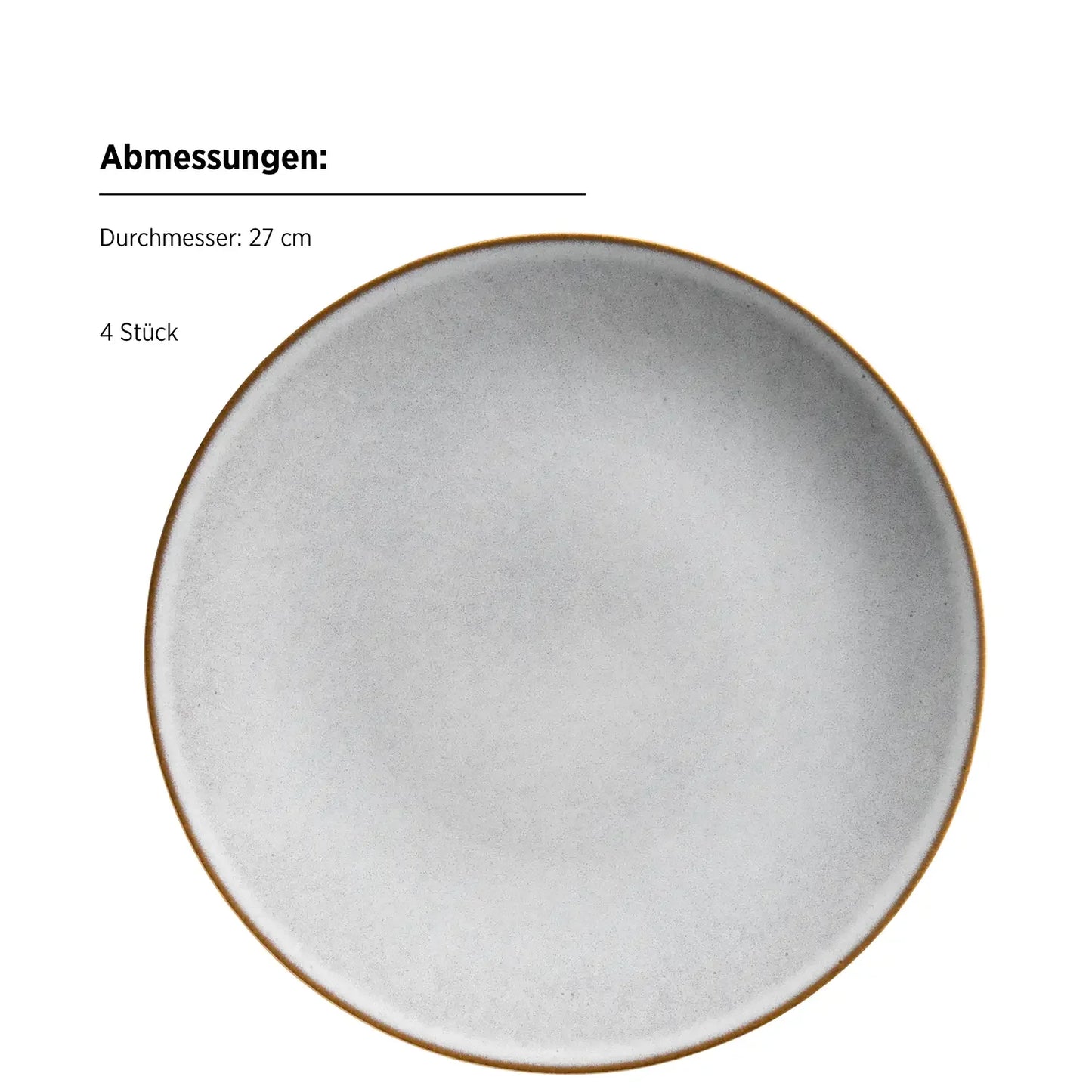 Fume Dinnerware Set | 8-piece | White | Stoneware | Made in Portugal