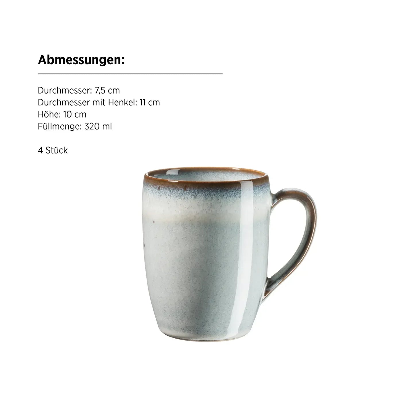 Fume Breakfast Set | 12-piece | Green | Stoneware | Made in Portugal