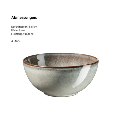 Fume Breakfast Set | 12-piece | Green | Stoneware | Made in Portugal